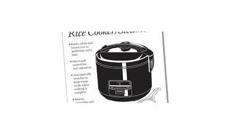 Instruction Book for the 16-Cup Electric Rice Cooker - Rice Cookers