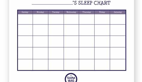 sleep in own bed reward chart