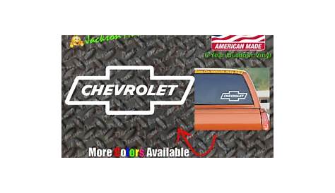 Chevy Chevrolet Emblem 4x4 Truck Car Window Diesel Vinyl Decal Bumper Sticker | eBay