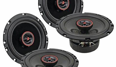 2 Pairs Cerwin Vega 6.5" HED Series 2-Way Coaxial Car Speakers 320W Max