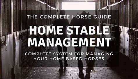 horse stable management worksheet