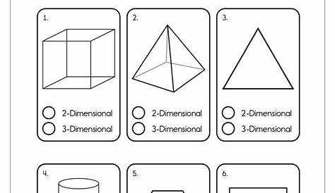 2D and 3D Shapes Worksheet | Have Fun Teaching Shape Activities