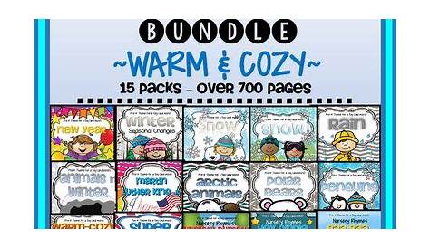 January theme bundle for preschool and pre-K | Nursery rhymes