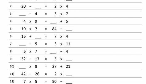 balancing equations worksheet #1