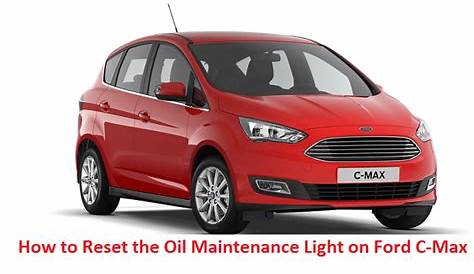 ford c max check engine light reset