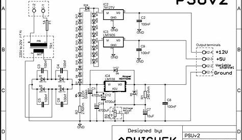 benchtop power supply circuit diagram