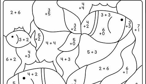 Color by Number Addition - Best Coloring Pages For Kids