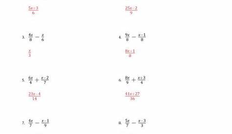 Simplifying Simple Algebraic Fractions (Easier) (A)
