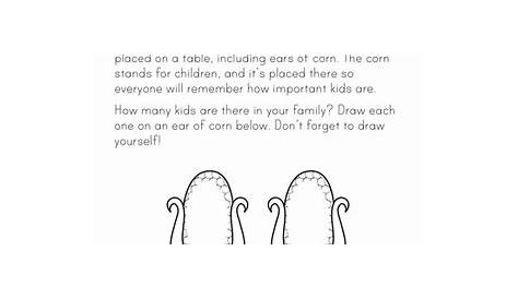 Math Worksheet With Corns Prek / How Many Halloween Candies Made By