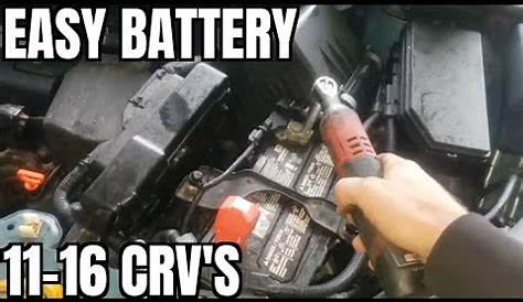 How to Replace Battery 11-16 Honda CRV - YouTube