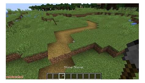 how to make grass paths in minecraft