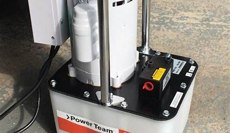 Power Team PE172 Pump, Electric Hydraulic, Portable, 2 Speed, Single