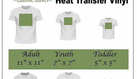 T-Shirt Design Size and Placement Chart - Ante Up Graphic Supply