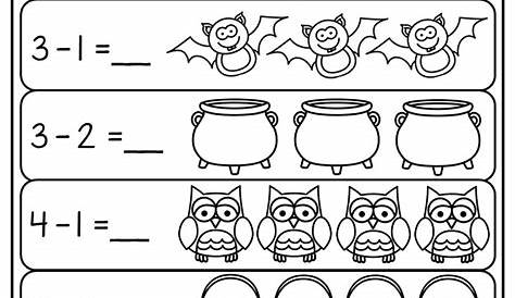 halloween kindergarten worksheet packets