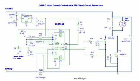 24v dc motor controller circuit diagram