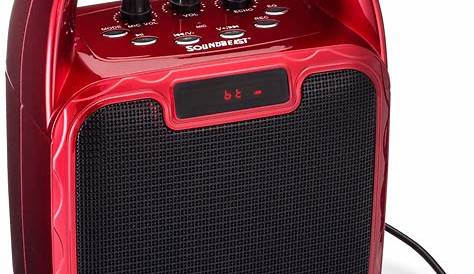 SoundBeast Pegasus Red Karaoke Machine & Portable PA Speaker System