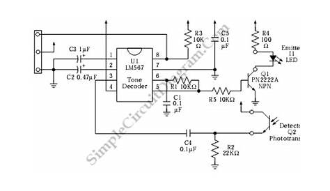 infrared motion detector circuit diagram