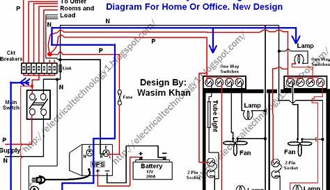 Automatic UPS system wiring circuit diagram (New Design Very simple