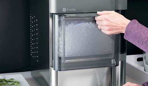 GE Profile Opal 2.0 nugget ice maker produces delicious, chewable ice