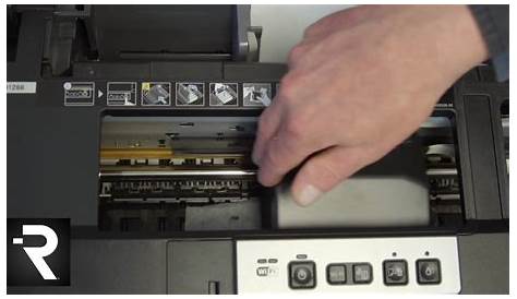 How to Manually Clean Your Epson 1430 Printer Printheads - YouTube