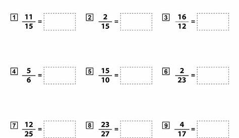 Converting Fractions to from Decimals Worksheets - Math Monks