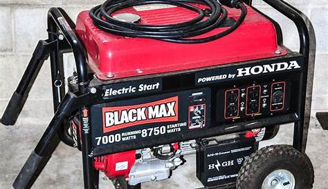 Honda Black Max 8750 Generator - www.inf-inet.com
