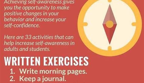 33 Self-Awareness Activities for Adults and Students - Develop Good Habits