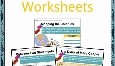 Jamestown Colony Facts Worksheets Colonial Success History from jamestown colony worksheet 5t