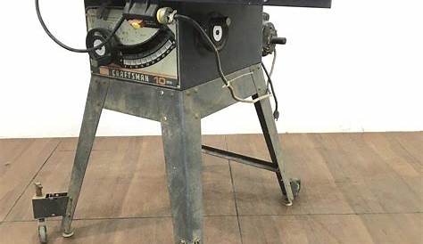 Lot - Sears Craftsman 10in. Table Saw