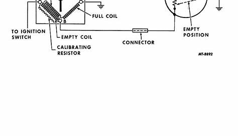 fuel level indicator circuit diagram