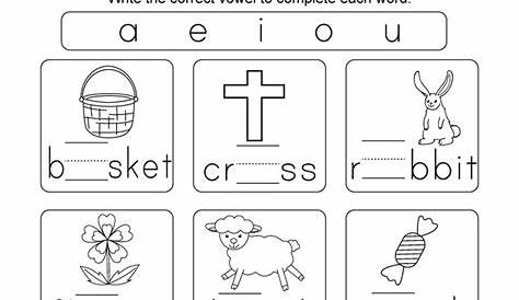 Kindergarten Worksheets Pdf English - worksSheet list