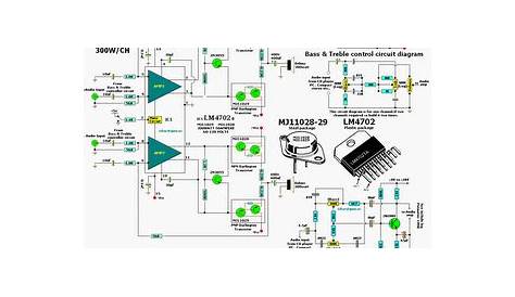 Simple 600W Audio Amplifier Circuit Diagram | Circuits Diagram Lab