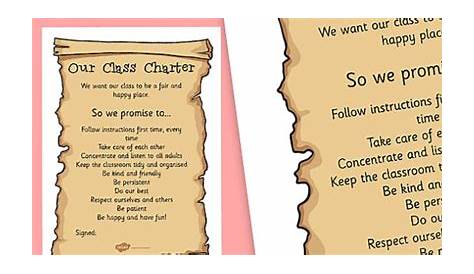 Class Charter – What Does Charter Mean in Social Studies?