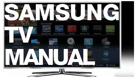 Samsung 60" 1080p 120Hz LED Smart TV Manual how to setup - YouTube