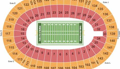 Cotton Bowl Stadium Seating Chart & Maps - Dallas