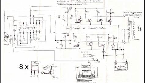 mbahtedjo voltage: STRONG INVERTER MT156 - Scheematic Diagram MT156
