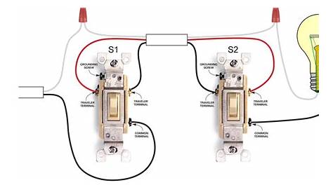 3 Way Light Switch Wiring Diagram - Electrical Blog