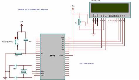 Interfacing 16x2 LCD with 8051 microcontroller. LCD module theory