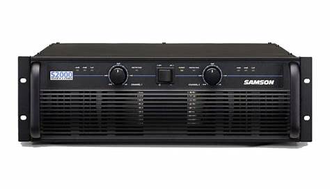 samson s1500 stereo amplifier user manual