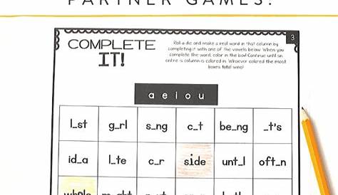 printable fun sight word games