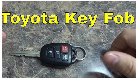 2012 Toyota Camry Key Fob Not Working