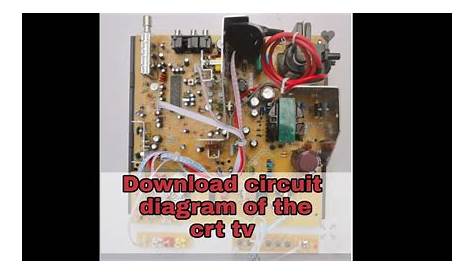 crt color tv circuit diagram