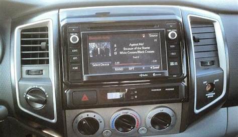 2011 toyota tacoma stereo upgrade