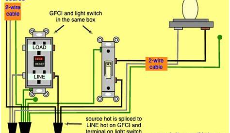 gfci wiring diagram 115v