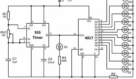 4017 Ic Circuit Diagram