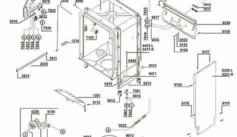 Schematic Diagrams: WHIRLPOOL DISH-WASHER ADG352WH – EXPLODED VIEW