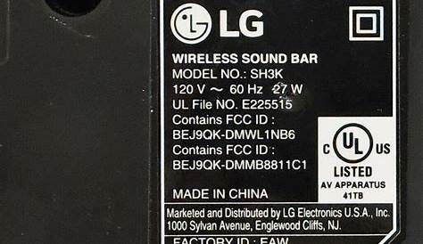 LG SH3K Wireless Soundbar w/ SPH4B-W Subwoofer System - Home Speakers