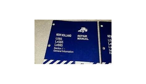 New Holland L565 LX565 LX665 Skid Steer Loader Service Repair Manual