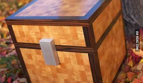 Real life Minecraft chest | Cardboard creations | Pinterest