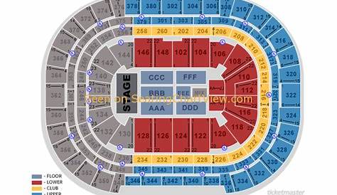 Pepsi Center, Denver CO - Seating Chart View